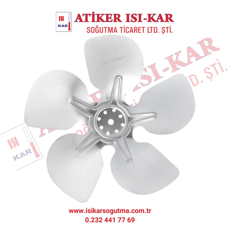 Alüminyum Fan Motoru Pervanesi 2