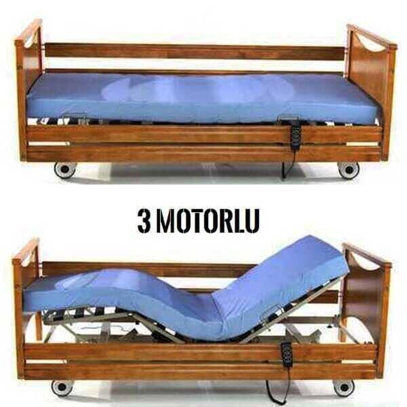 Elektrikli Hasta Yatağı 3 Motorlu Deluxe 3