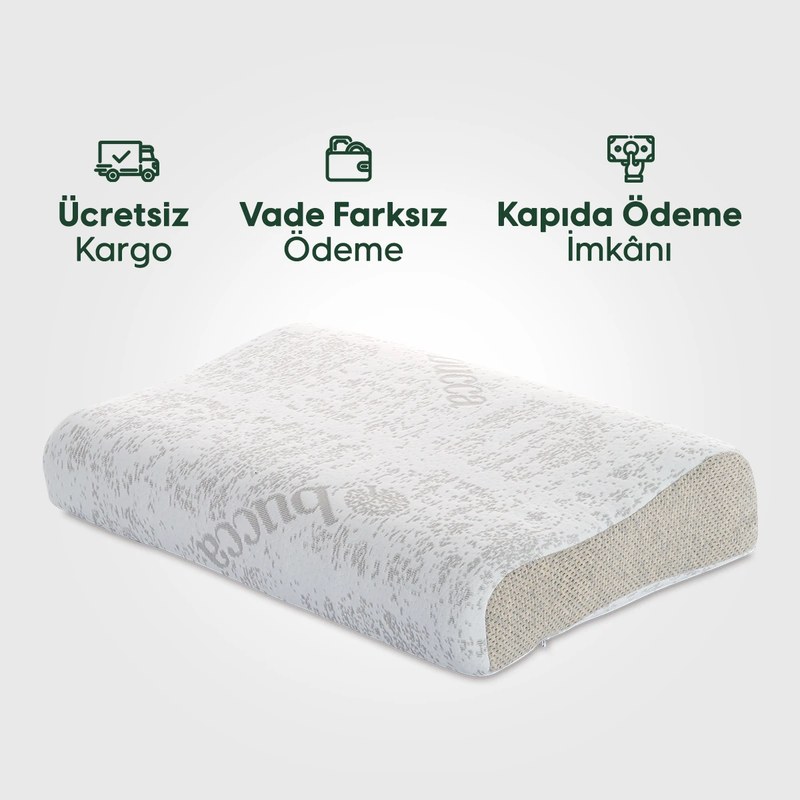 Lateks Boyun Destekli Uyku Yastığı 3