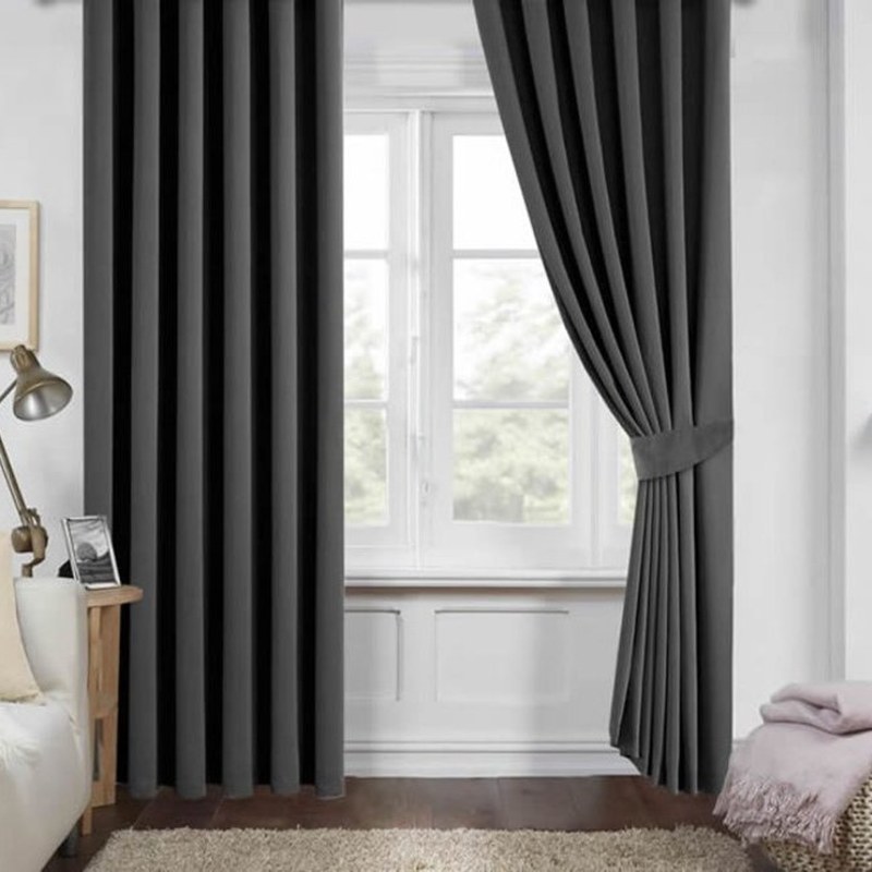 Polyester Fon Perde 140x260cm Gri 1