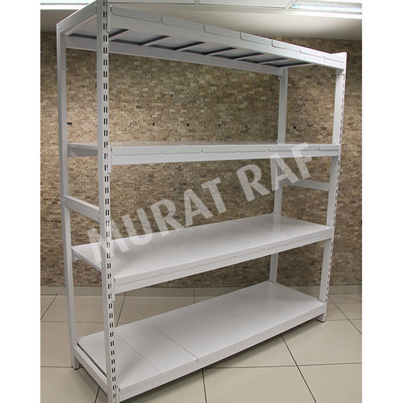 Metal Depo Rafı Endüstriyel 4 Katlı 2