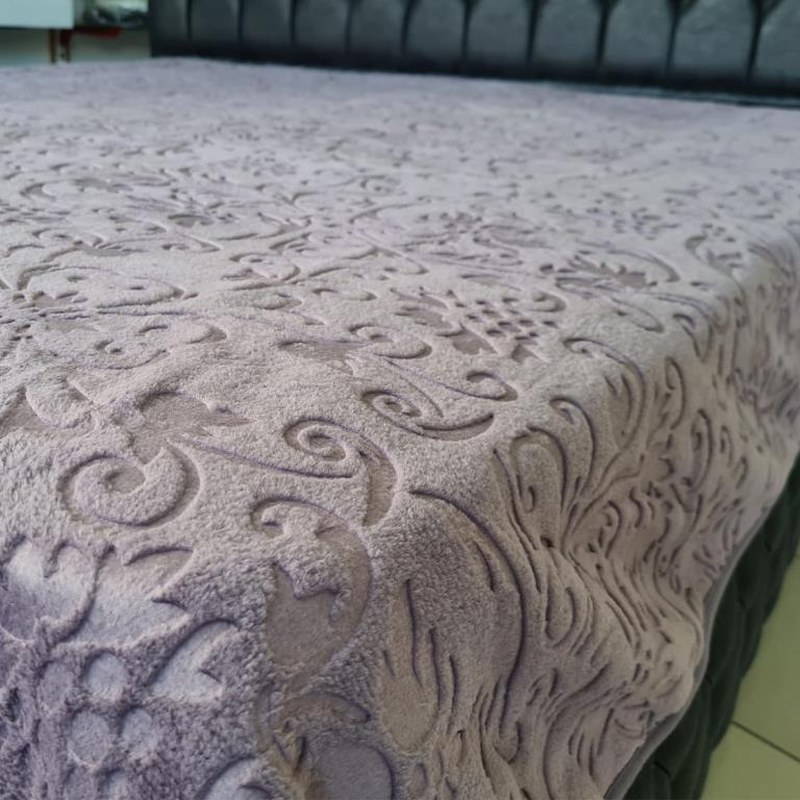 Polyester Kabarık Battaniye Çift Kişilik 180x220cm 3