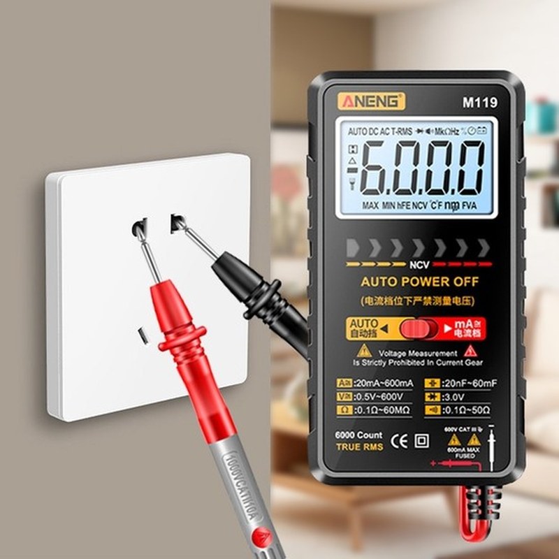 Multimetre USB Yüksek Gerilim 6000 Sayım 2