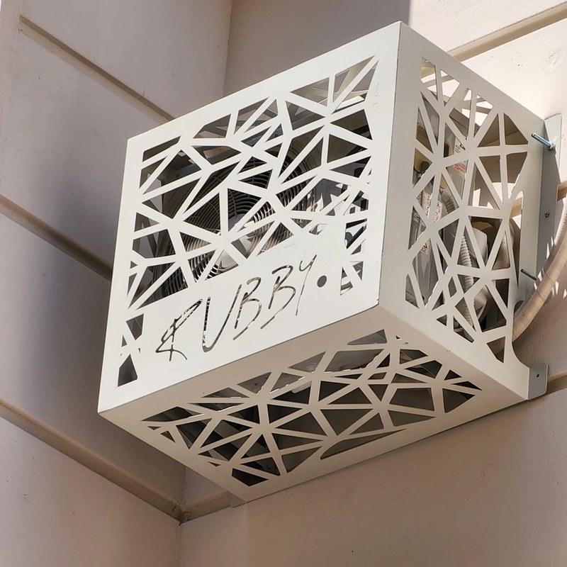 Metal Klima Dış Ünite Braketi Gümüş 3